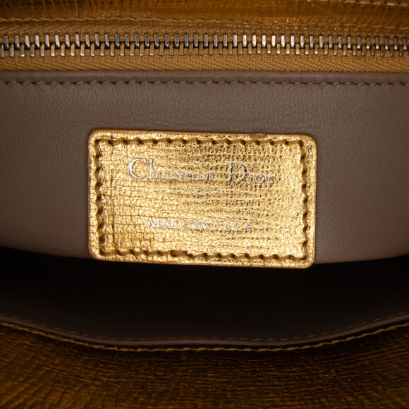 Auth Dior Small Metallic Grained #132126D26B - Picture 6 of 14